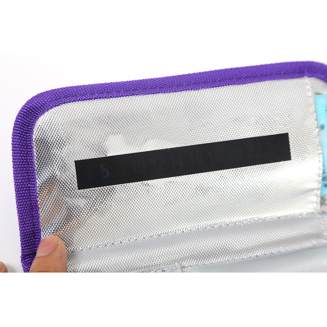 ELECTROPRIME Travel Needs Outdoor Insulated Bag Insulin Storage Bag, Size: 20.3*10*5cm(Purple)