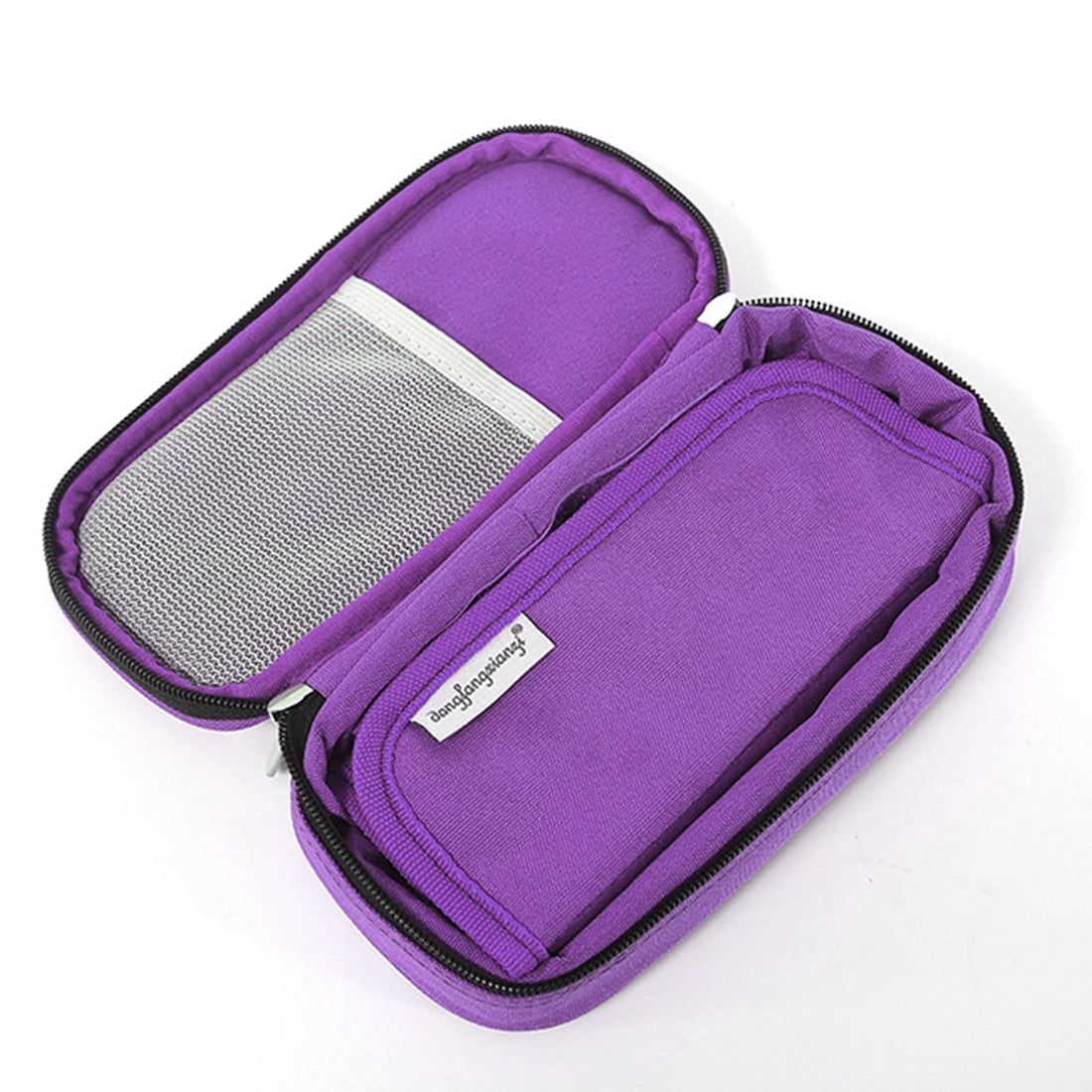 ELECTROPRIME Travel Needs Outdoor Insulated Bag Insulin Storage Bag, Size: 20.3*10*5cm(Purple)