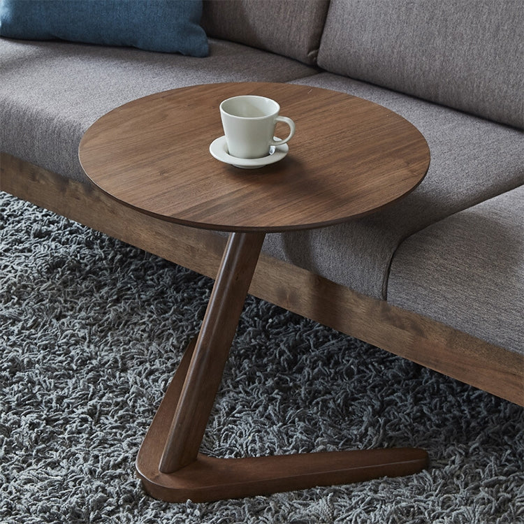 ELECTROPRIME ZH63379 Nordic Wood Multi-functional Small Apartment Creative Round Side Table