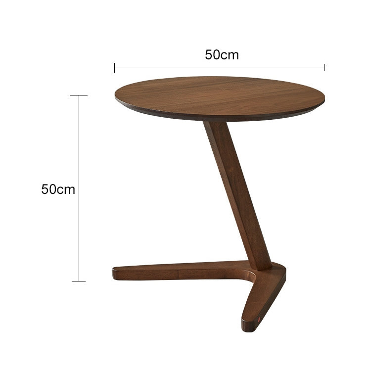 ELECTROPRIME ZH63379 Nordic Wood Multi-functional Small Apartment Creative Round Side Table