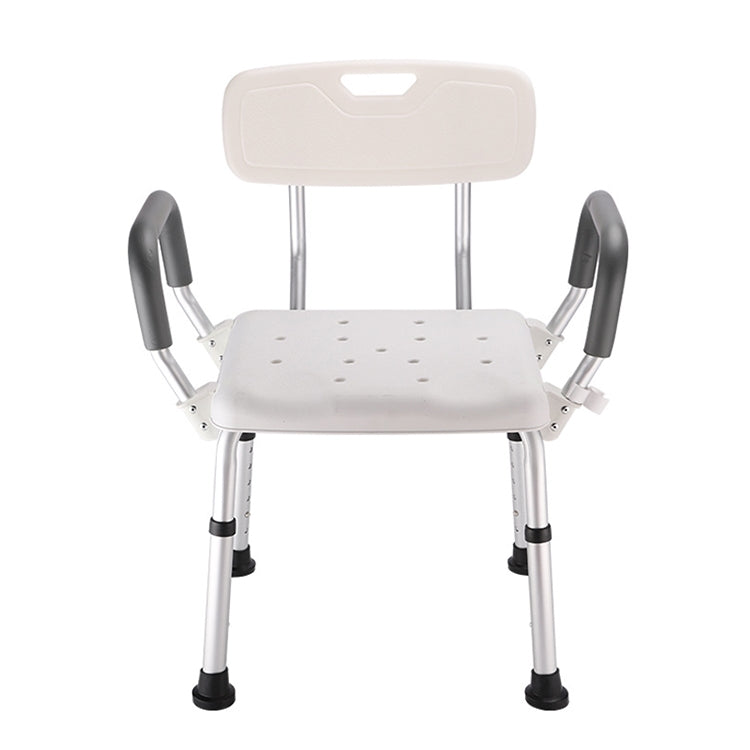 ELECTROPRIME Aluminum Alloy Bath Chair with Backrest for Elderly / Pregnant Woman