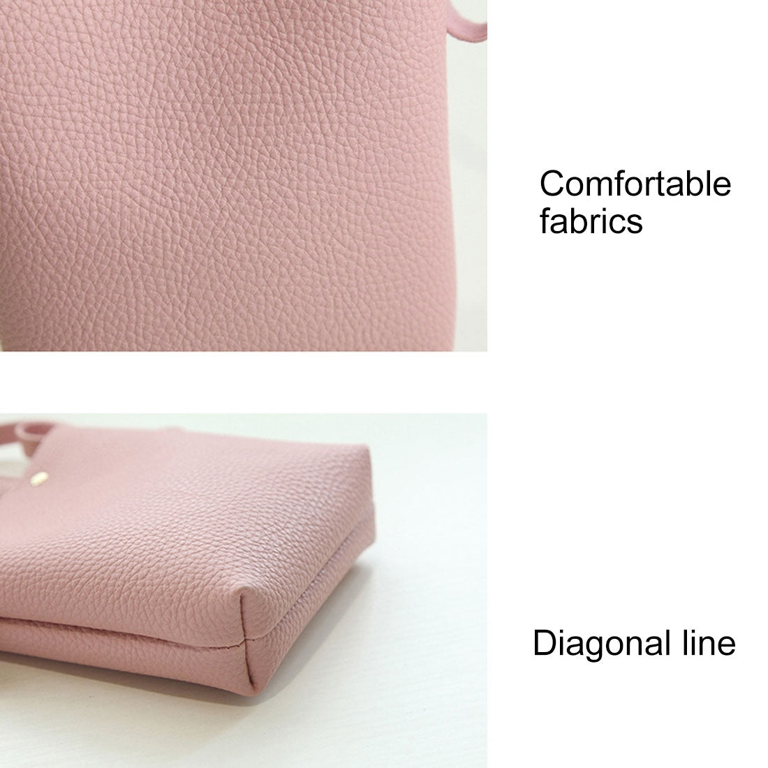 ELECTROPRIME Fashion Mini PU Leisure Single Shoulder Square Handbag Mobile Phone Bag, Size: 13*4.5*16.5cm (Blue)
