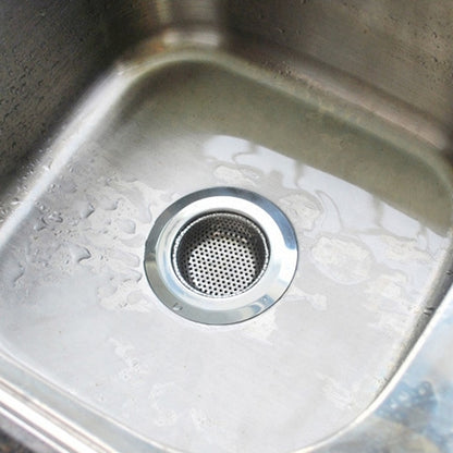 ELECTROPRIME Wide Edge Sink Filter Floor Drain Cover Shower Sewer Stainless Steel Strainers, Size: L (11.5 x 11.5cm)