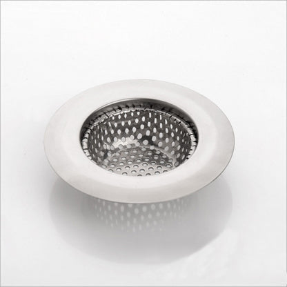 ELECTROPRIME Wide Edge Sink Filter Floor Drain Cover Shower Sewer Stainless Steel Strainers, Size: L (11.5 x 11.5cm)