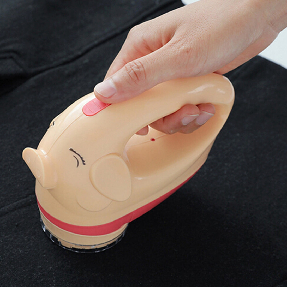 ELECTROPRIME Household Upgrade Pig Shape Fluffy Trimmer Hairballs Clip Clothes Hair Removal Shaving Machine