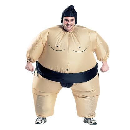 ELECTROPRIME Adult Inflatable Sumo Costume Halloween Christmas Festival Party Carnival Inflated Clothes Wrestler Costumes