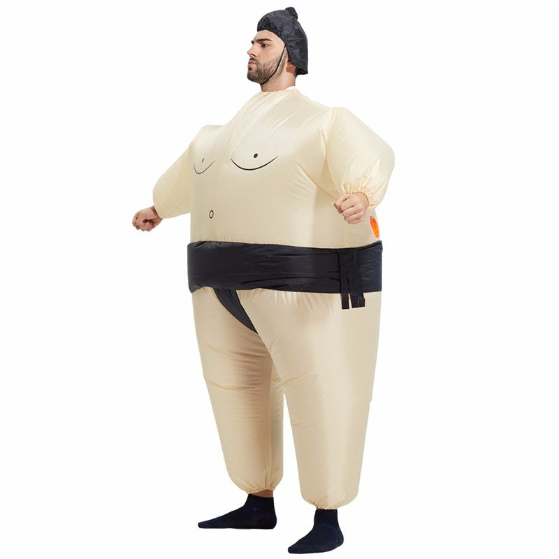 ELECTROPRIME Adult Inflatable Sumo Costume Halloween Christmas Festival Party Carnival Inflated Clothes Wrestler Costumes
