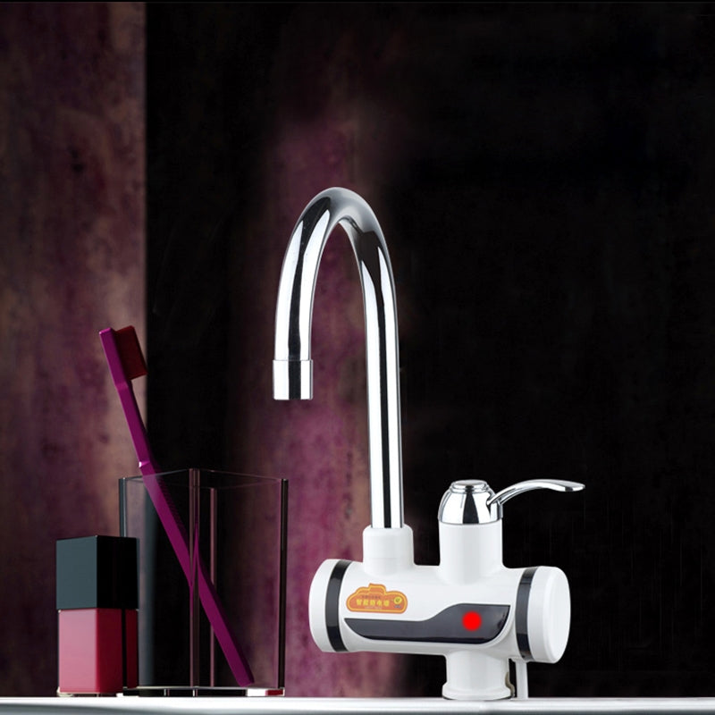 ELECTROPRIME 3s Fast Heat Electrothermal Rotatable Faucet Water Tap with Indicator Light, 220V, Size: L