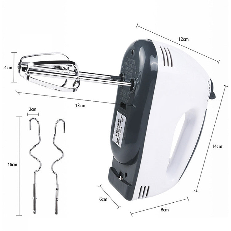 ELECTROPRIME KN007364 100W Household Seven-speed Adjustable Handheld Electric Egg Beater, EU Plug
