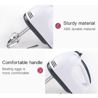 ELECTROPRIME KN007364 100W Household Seven-speed Adjustable Handheld Electric Egg Beater, EU Plug