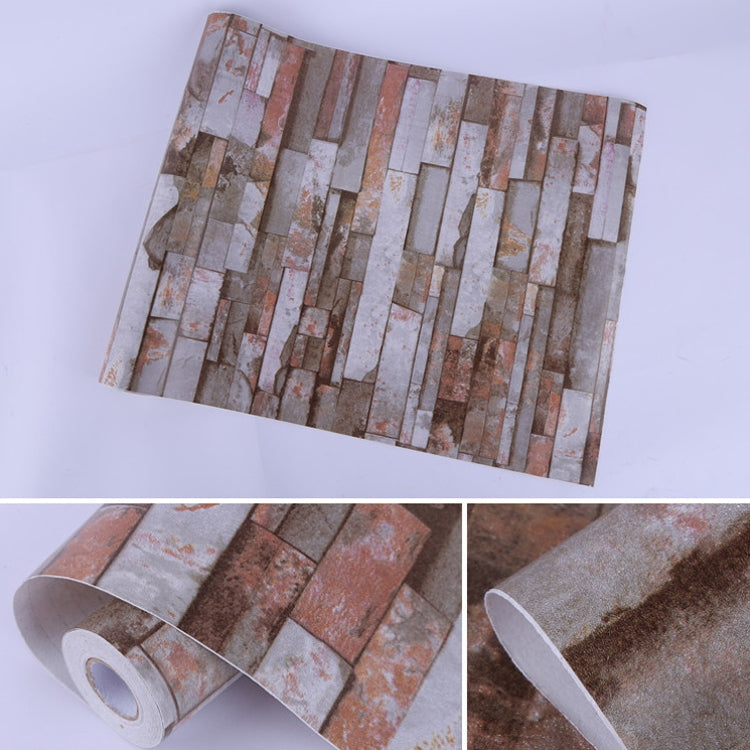 ELECTROPRIME Mica Brick Creative 3D Stone Brick Decoration Wallpaper Stickers Bedroom Living Room Wall Waterproof Wallpaper Roll, Size: 45 x 1000cm