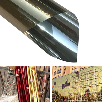 ELECTROPRIME UV Reflective One Way Privacy Decoration Glass Window Film Sticker, Width: 90cm, Length: 1m(Gold)