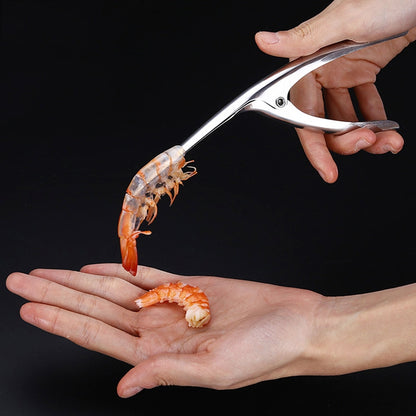 ELECTROPRIME 304 Stainless Steel Shrimp Shelling Tool Seafood Shell Remover Kitchen Gadgets