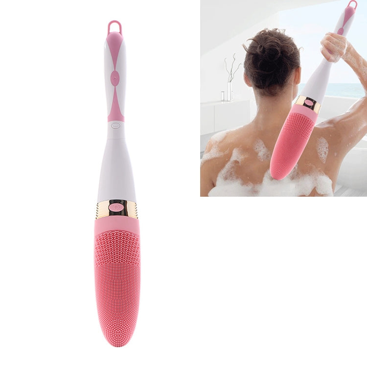 ELECTROPRIME CNaier AE-8381 Household Waterproof Vibration Silicone Electric Massage Bath Body Brush (Pink)