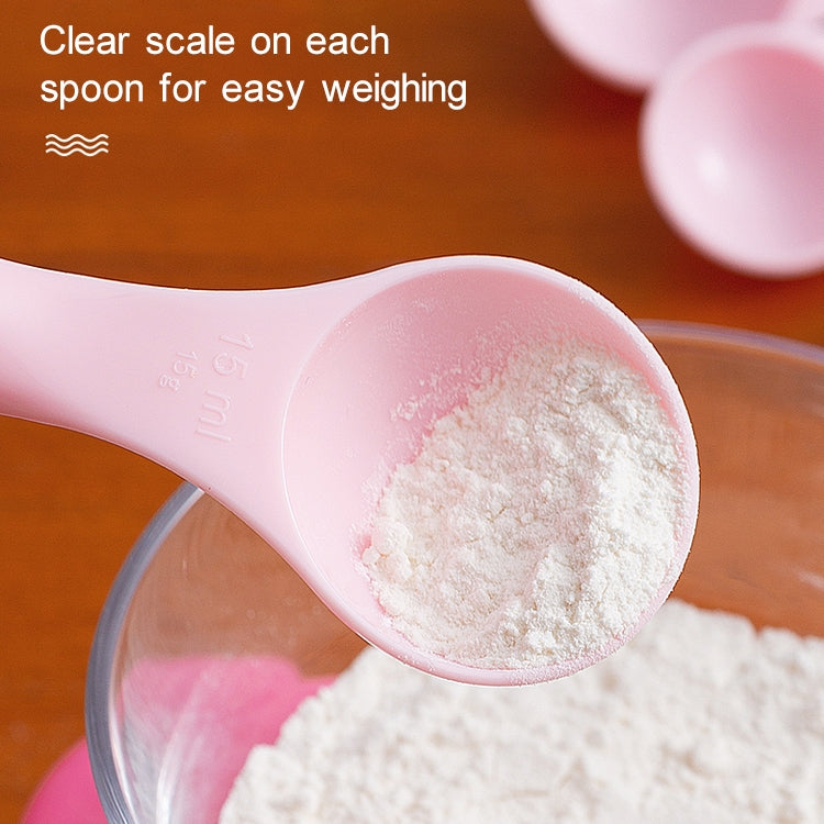 ELECTROPRIME kn082 5 in 1 Plastic Measuring Spoon Kitchen Tool Set (Random Color Delivery)