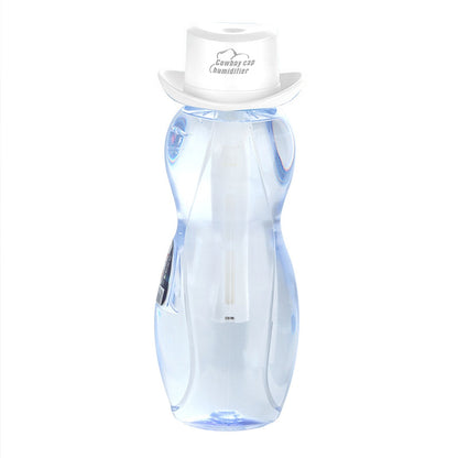 ELECTROPRIME DC 5V USB Cowboy Cap Mini Humidifier Aromatherapy Air Purifier Humidifier for Office / Home Room / Car / Travel(White)