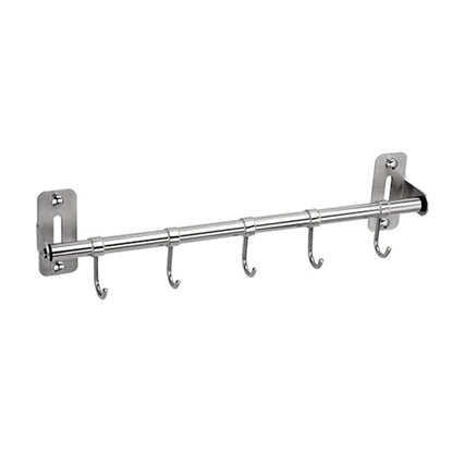ELECTROPRIME 304 Stainless Steel Wall-mounted Kitchen Rack Hanging Rod
