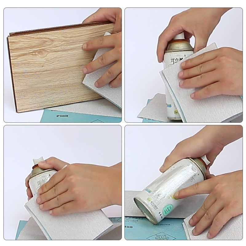 ELECTROPRIME 10pcs Grit 600 Wet And Dry Polishing Grinding Sandpaper?Size: 23 x 9cm(Yellow)