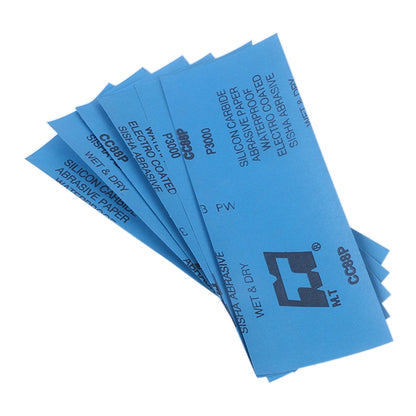 ELECTROPRIME 10pcs Grit 320 Wet And Dry Polishing Grinding Sandpaper?Size: 23 x 9cm (Blue)
