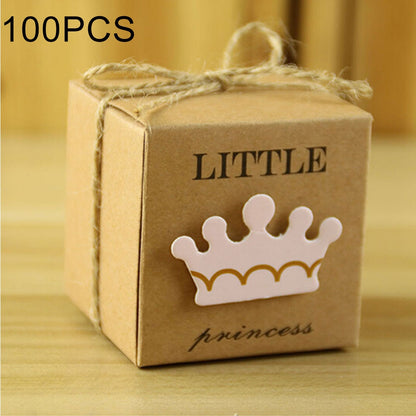 ELECTROPRIME 100 PCS European Style Wedding Princess Pattern Sugar Box, Size: 5.3*5.3*5.3cm