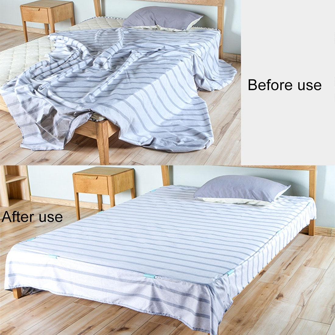ELECTROPRIME Multi-function Mattress Quilt Clip Anti-skid Retainer Buckle(Green)