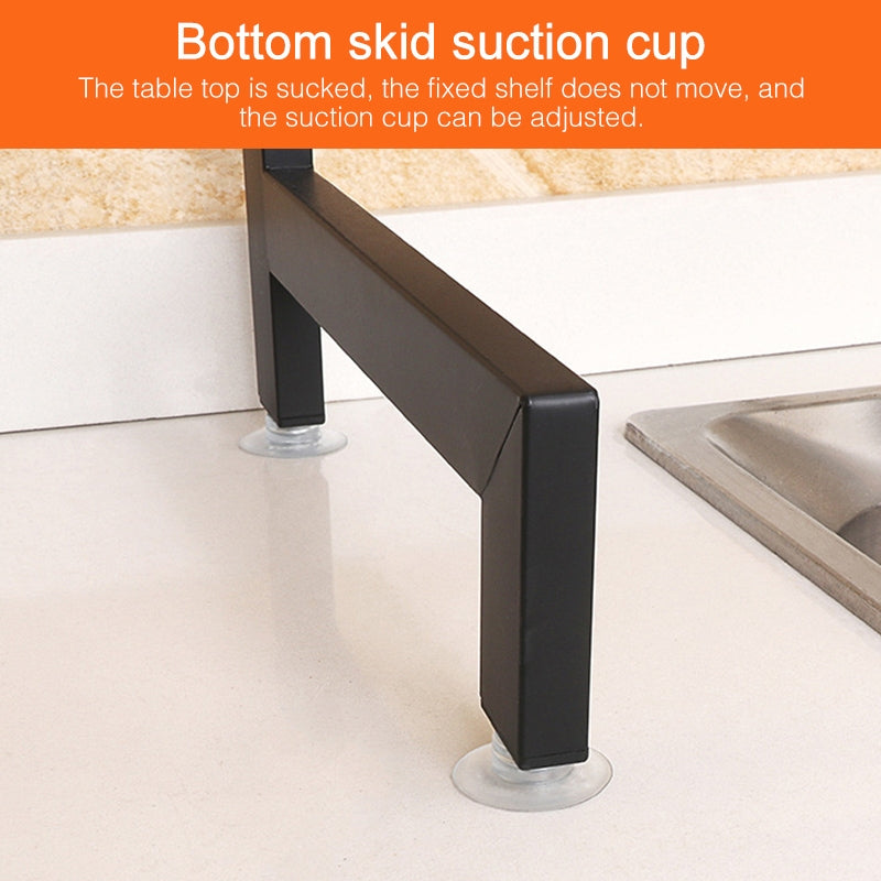 ELECTROPRIME 92cm Stainless Steel Kitchen Bowl Fruit Basket Dish Drain Rack Storage Holder, Standrad Version