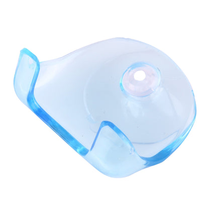 ELECTROPRIME Bathroom Storage Tools Suction Cup Shaving Razor Rack Holder Storage Shaver Rack Wall Hook Hangers Sucker(Clear Blue)