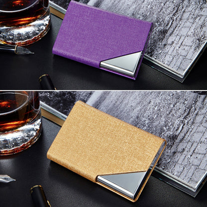 ELECTROPRIME Oracle Bone Texture Business Card Holder Wallet Credit Card ID Case Holder, Random Color