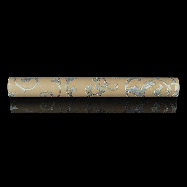 ELECTROPRIME Coffee Silver Creative 3D Stone Brick Decoration Wallpaper Stickers Bedroom Living Room Wall Waterproof Wallpaper Roll, Size: 45 x 1000cm