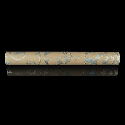 ELECTROPRIME Coffee Silver Creative 3D Stone Brick Decoration Wallpaper Stickers Bedroom Living Room Wall Waterproof Wallpaper Roll, Size: 45 x 1000cm