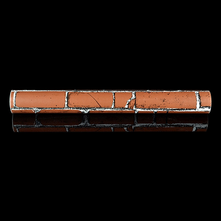 ELECTROPRIME Coffee Brick Creative 3D Stone Brick Decoration Wallpaper Stickers Bedroom Living Room Wall Waterproof Wallpaper Roll, Size: 45 x 1000cm
