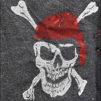 ELECTROPRIME Halloween Decoration Jolly Roger Skull Banner Pirate Flag Party Supplies, Large Size: 76 x 90cm