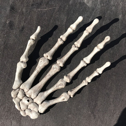 ELECTROPRIME One Pair Halloween Skeleton Hands Haunted House Decoration Props, Size: 15.5 x 10cm