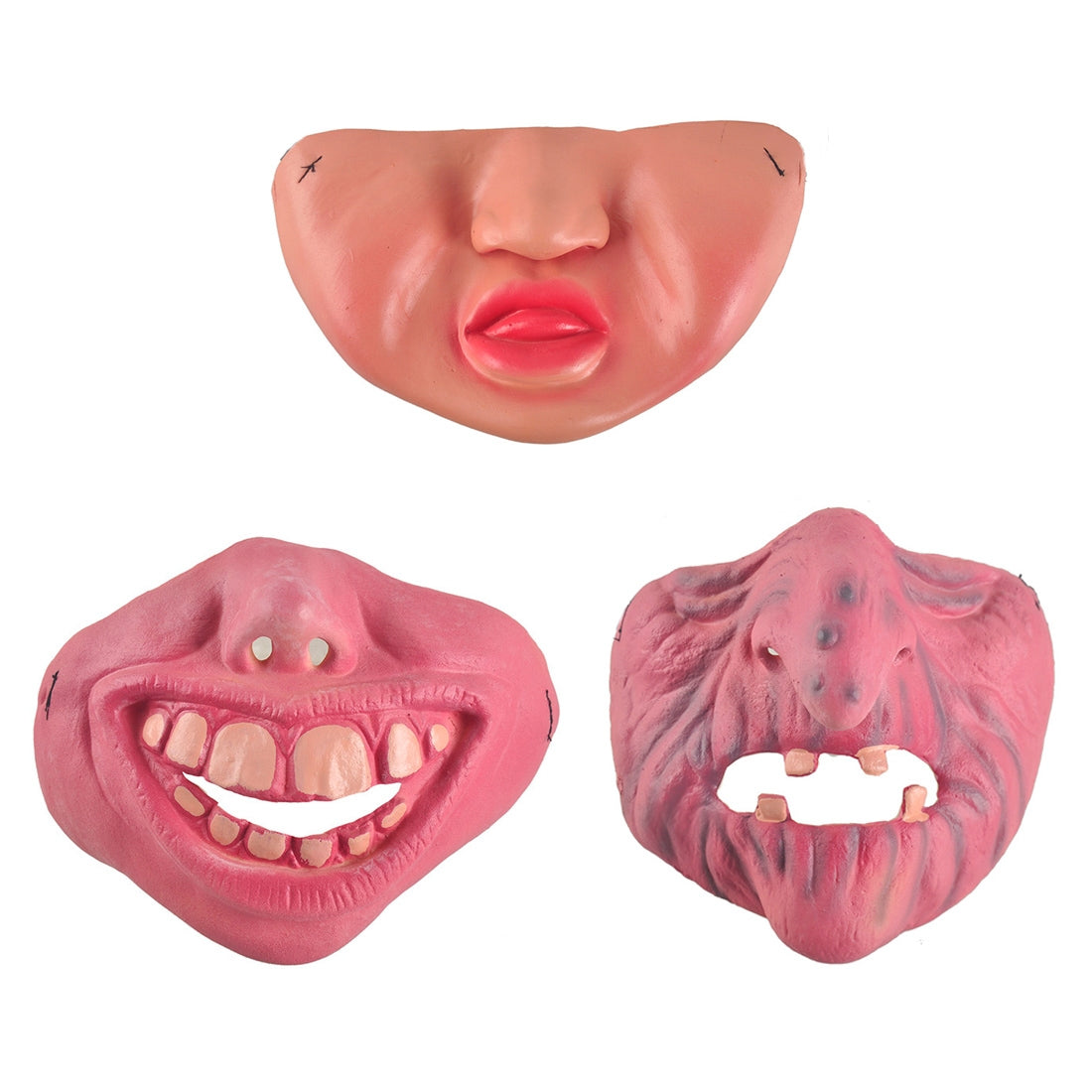 ELECTROPRIME Fun Scary Horrible Mask Party Halloween Clown Latex Half Face Masks for Adult / Children, Random Style Delivery