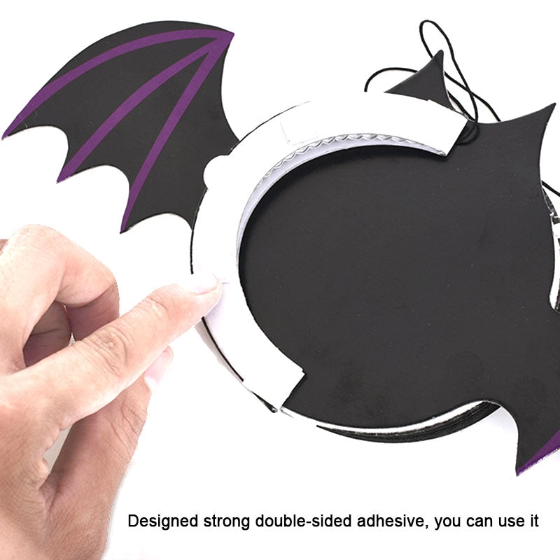 ELECTROPRIME 3 PCS / Set Creative Funny Halloween Ghost Bats Spider Pendant Paper Decoration and Props Horror