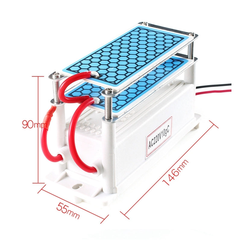 ELECTROPRIME High Temperature Ceramic Plate Integrated Ozone Generator 220V 10g Air Purifier