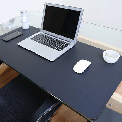 ELECTROPRIME Multifunction Business Double Sided PU Leather Mouse Pad Keyboard Pad Table Mat Computer Desk Mat, Size: 120 x 60cm(Black Red)