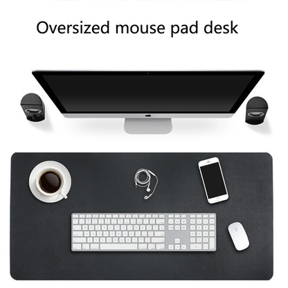 ELECTROPRIME Multifunction Business Double Sided PU Leather Mouse Pad Keyboard Pad Table Mat Computer Desk Mat, Size: 120 x 60cm(Pink White)