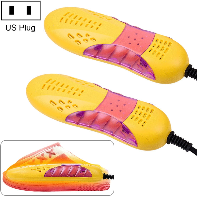 ELECTROPRIME Multifunctional Household Cartoon Dehumidification Deodorization Shoe Warmer Dryer with Lighting, US Plug(Yellow)