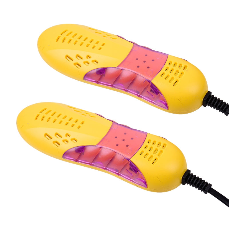 ELECTROPRIME Multifunctional Household Cartoon Dehumidification Deodorization Shoe Warmer Dryer with Lighting, US Plug(Yellow)