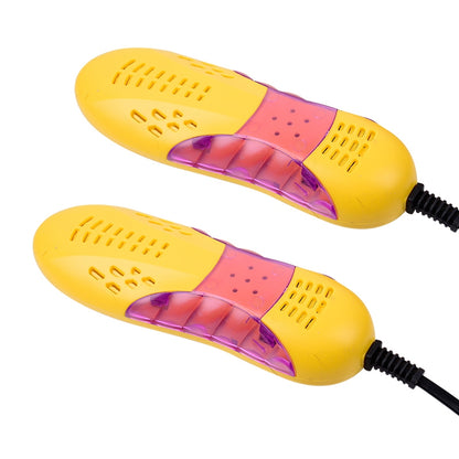 ELECTROPRIME Multifunctional Household Cartoon Dehumidification Deodorization Shoe Warmer Dryer with Lighting, US Plug(Yellow)