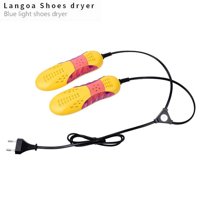 ELECTROPRIME Multifunctional Household Cartoon Dehumidification Deodorization Shoe Warmer Dryer with Lighting, US Plug(Yellow)