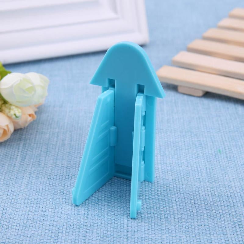 ELECTROPRIME Window Safety Lock Sliding Door Window Lock Door and Window Stopper for Children (Blue)