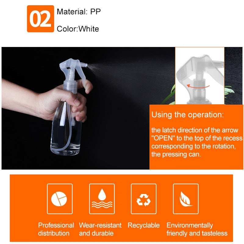 ELECTROPRIME LW-SM08 Plastic Spray Bottles Leak Proof with Trigger Sprayer, 200ml