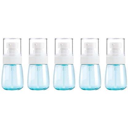 ELECTROPRIME 5 PCS Travel Plastic Bottles Leak Proof Portable Travel Accessories Small Bottles Containers, 30ml(Blue)