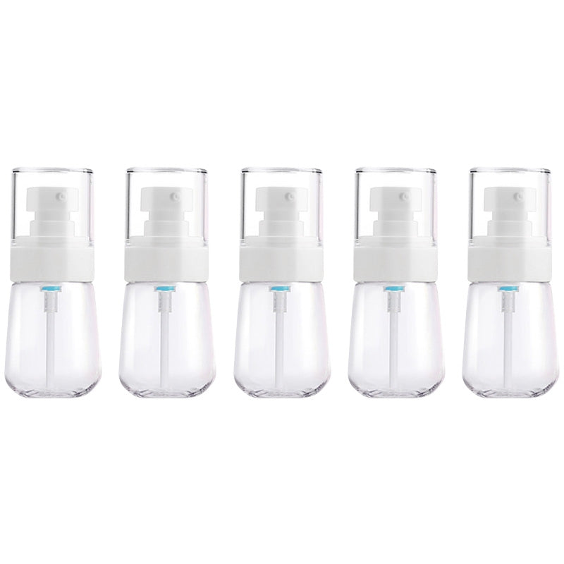 ELECTROPRIME 5 PCS Travel Plastic Bottles Leak Proof Portable Travel Accessories Small Bottles Containers, 30ml(Transparent)