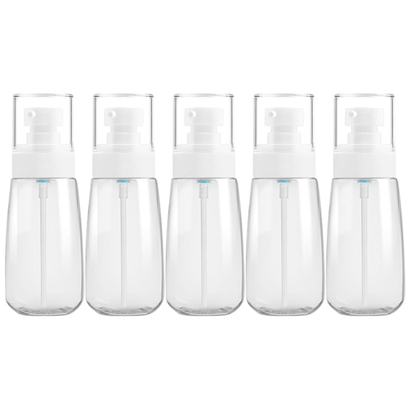 ELECTROPRIME 5 PCS Travel Plastic Bottles Leak Proof Portable Travel Accessories Small Bottles Containers, 60ml(Transparent)