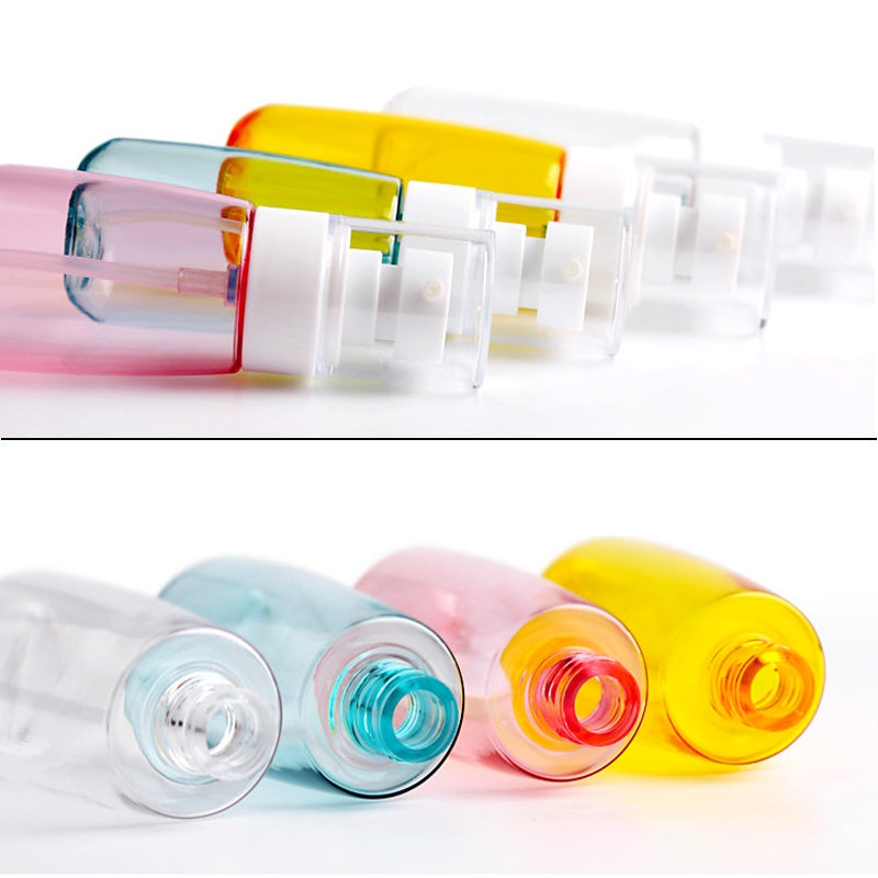 ELECTROPRIME 5 PCS Travel Plastic Bottles Leak Proof Portable Travel Accessories Small Bottles Containers, 60ml(Transparent)