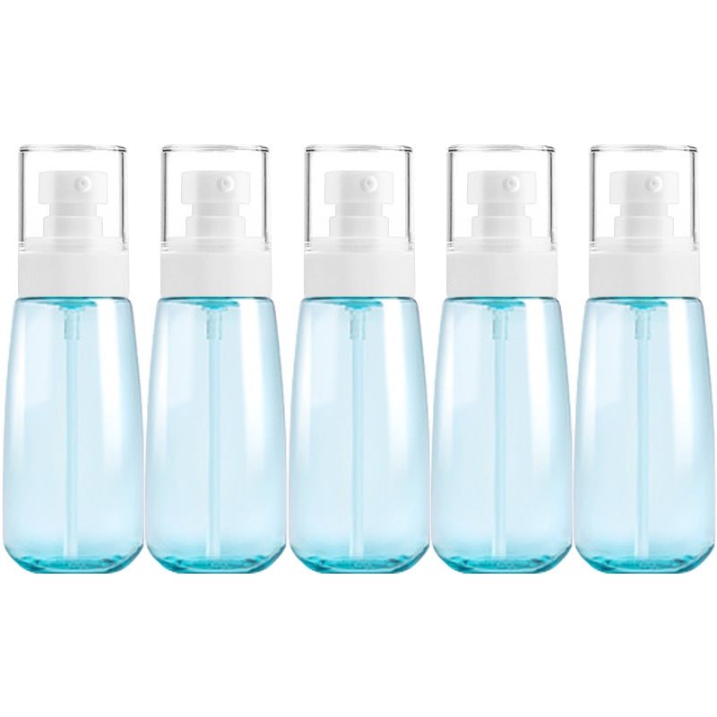 ELECTROPRIME 5 PCS Travel Plastic Bottles Leak Proof Portable Travel Accessories Small Bottles Containers, 100ml(Blue)