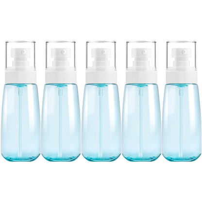 ELECTROPRIME 5 PCS Travel Plastic Bottles Leak Proof Portable Travel Accessories Small Bottles Containers, 100ml(Blue)